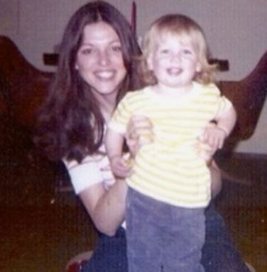 Suzanne Ocasek with her child.